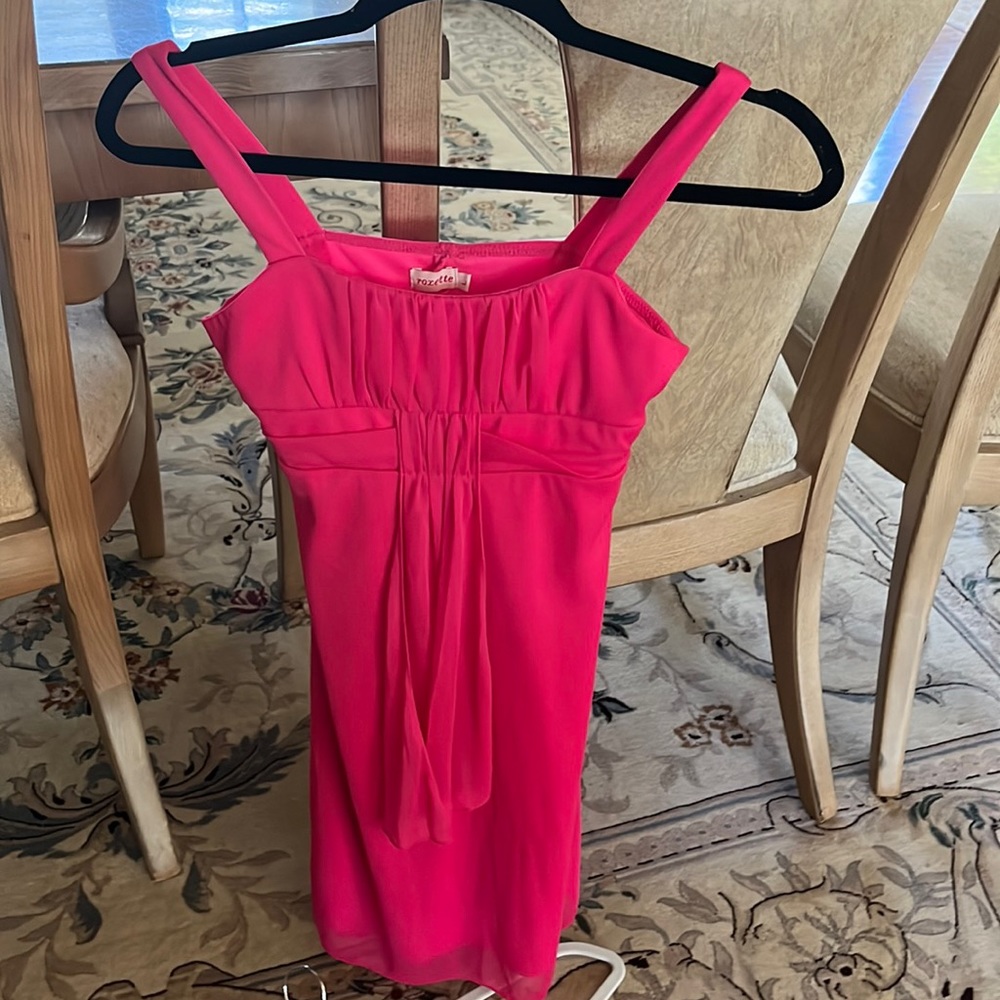 Hot pink girls dress